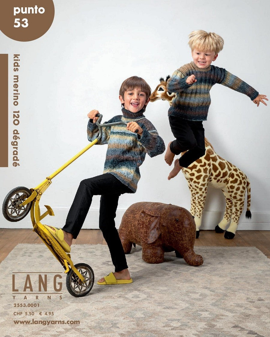 PUNTO 53 Kids Merino 120 dégradé - couverture