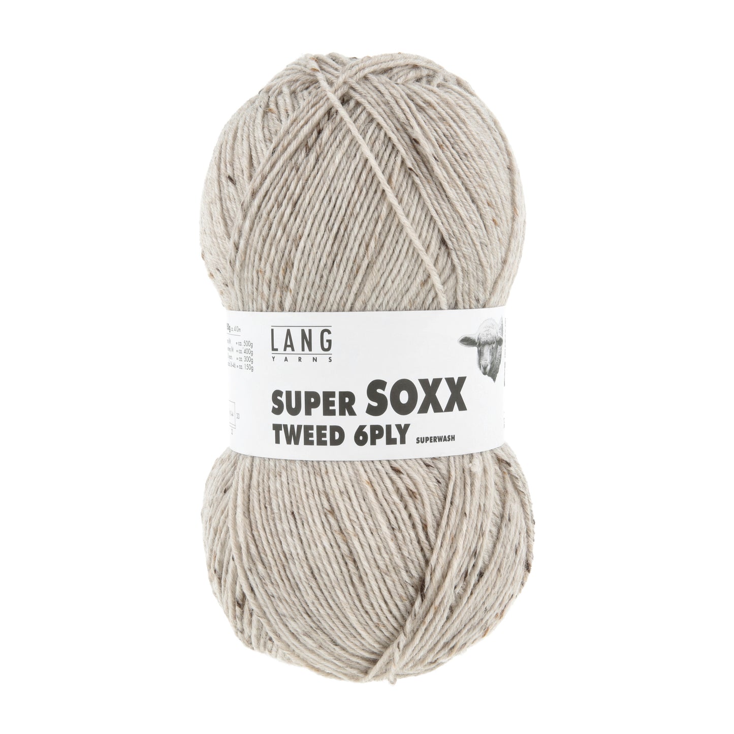SUPER SOXX 6-FACH/PLY TWEED