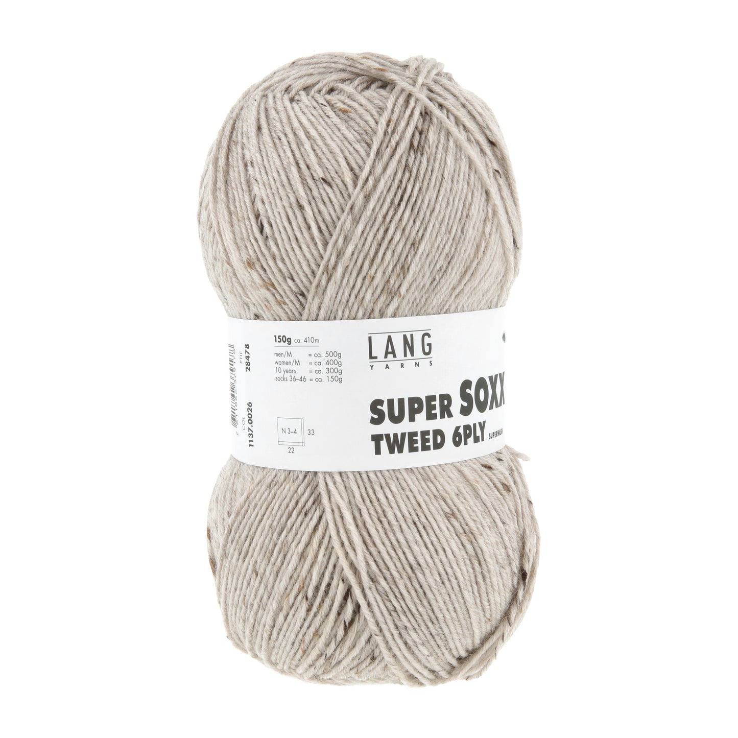 SUPER SOXX 6-FACH/PLY TWEED