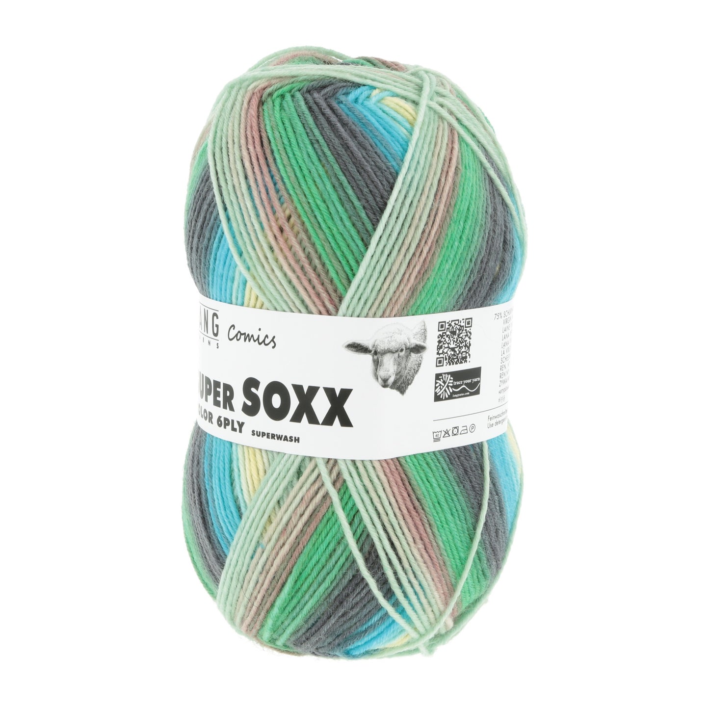 Laine Vierge "SUPER SOXX COLOR 6-FACH/PLY"