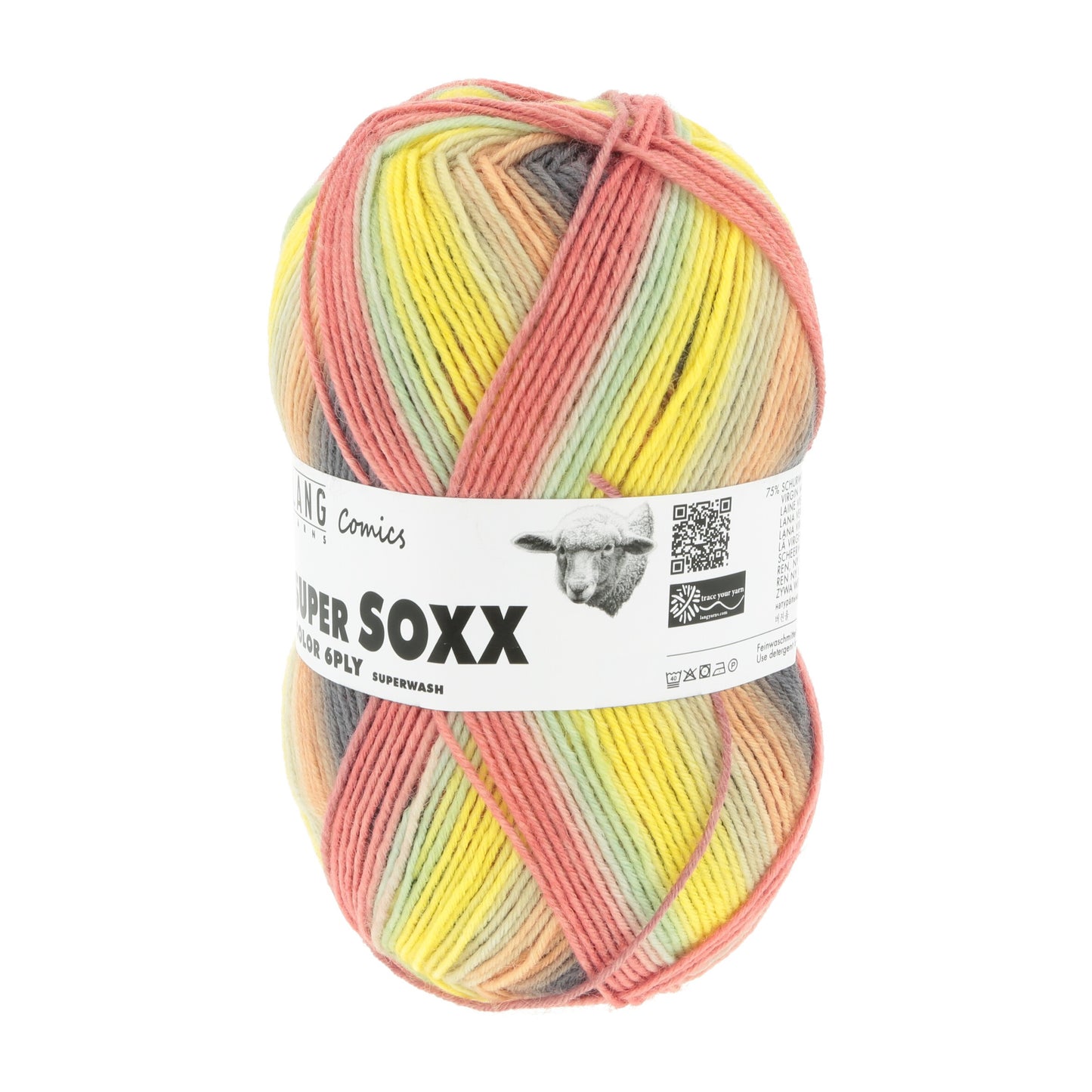 Laine Vierge "SUPER SOXX COLOR 6-FACH/PLY"