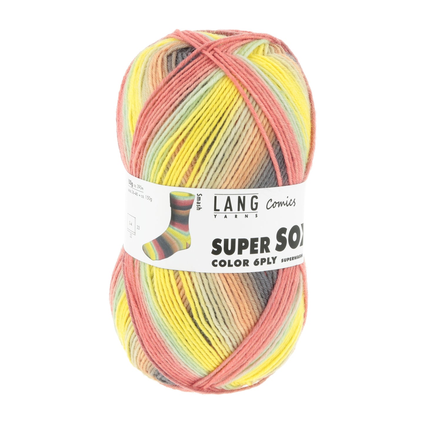 Laine Vierge "SUPER SOXX COLOR 6-FACH/PLY"