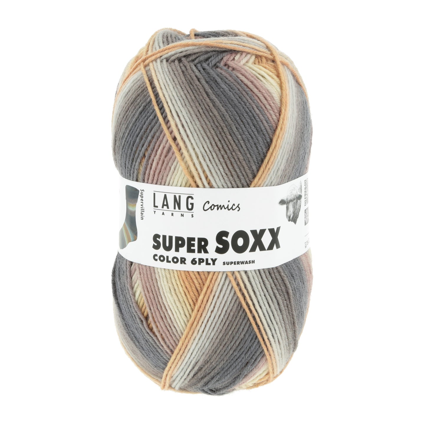 Laine Vierge "SUPER SOXX COLOR 6-FACH/PLY"