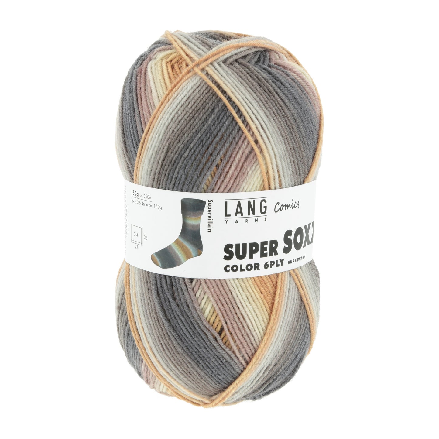 Laine Vierge "SUPER SOXX COLOR 6-FACH/PLY"