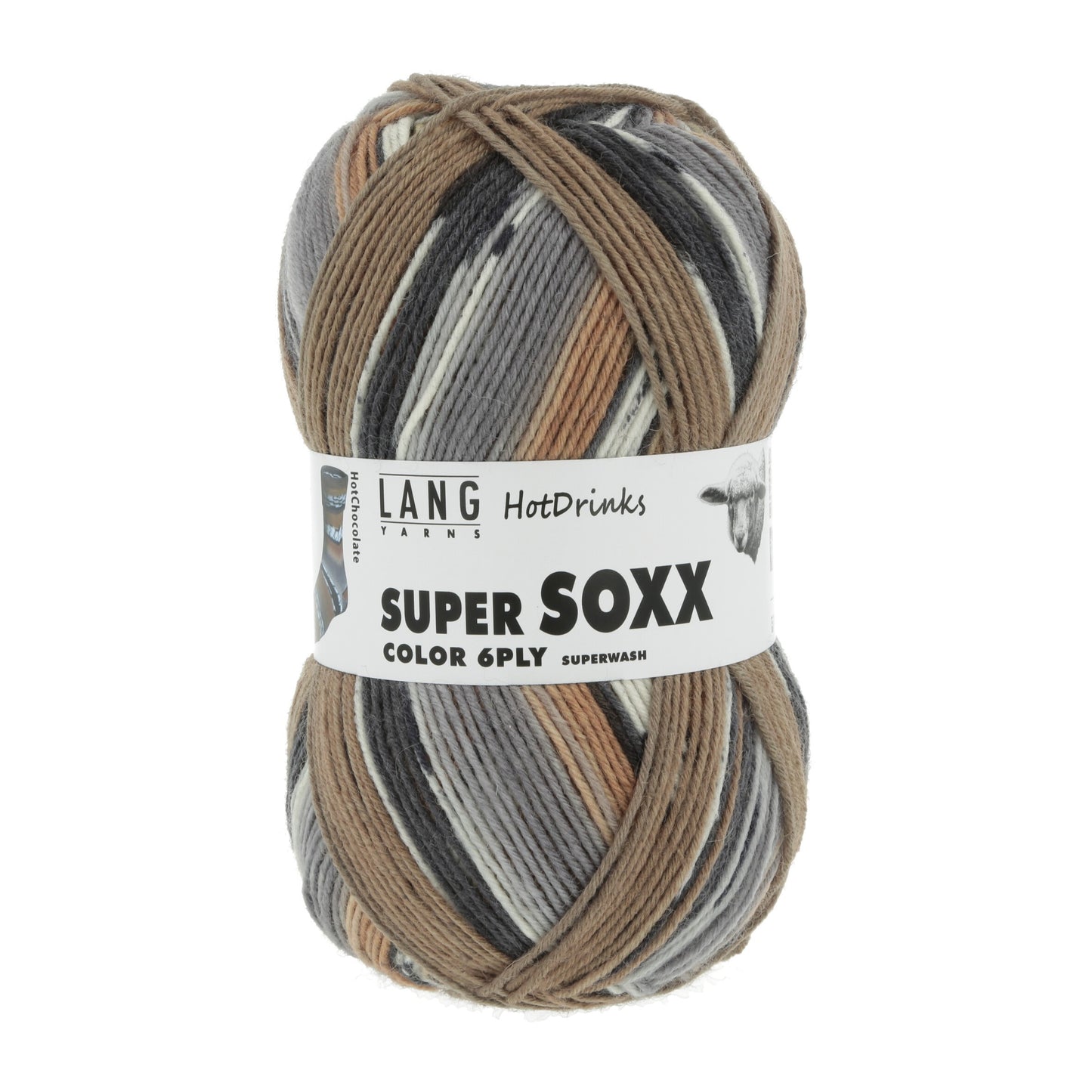 Laine Vierge "SUPER SOXX COLOR 6-FACH/PLY"