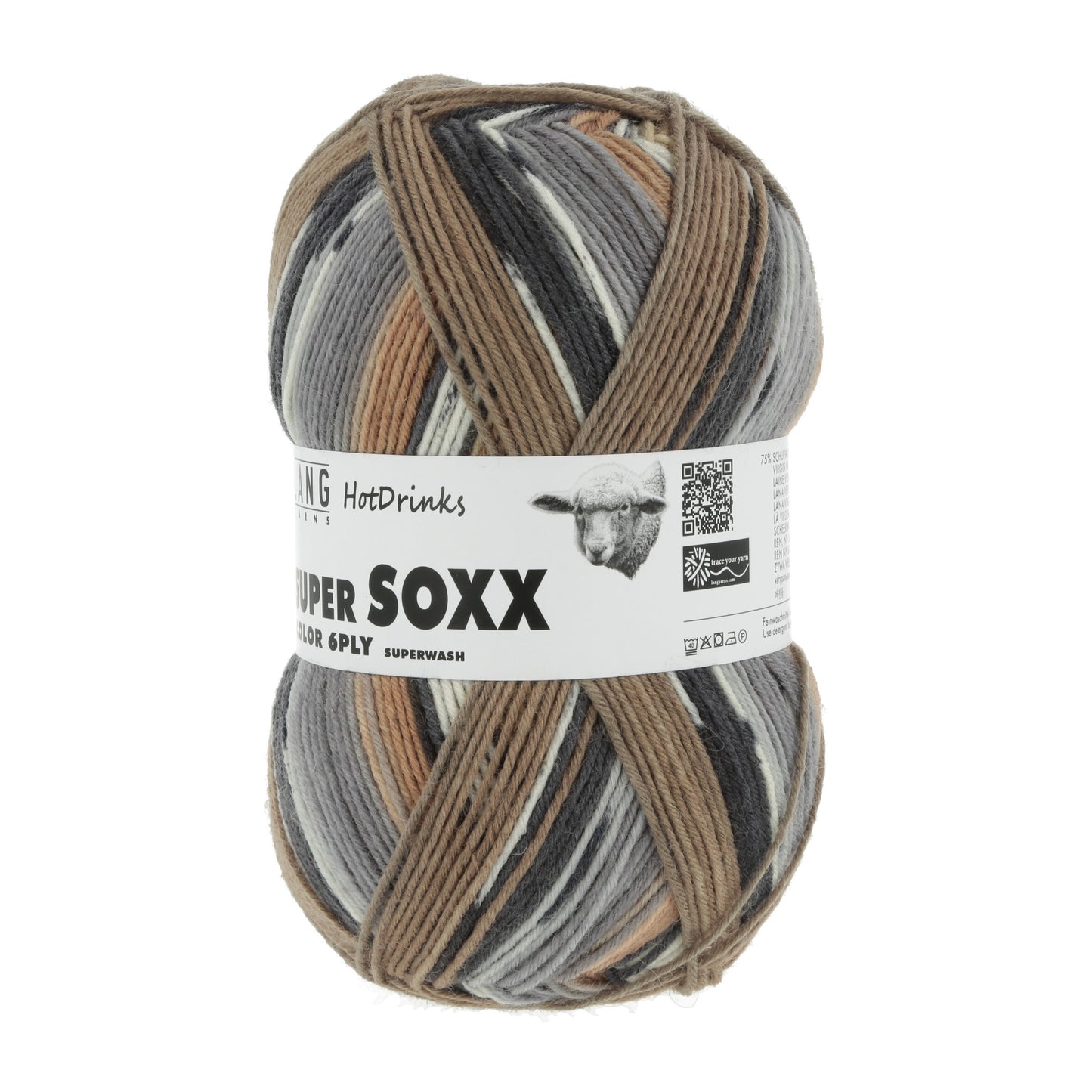 Laine Vierge "SUPER SOXX COLOR 6-FACH/PLY"