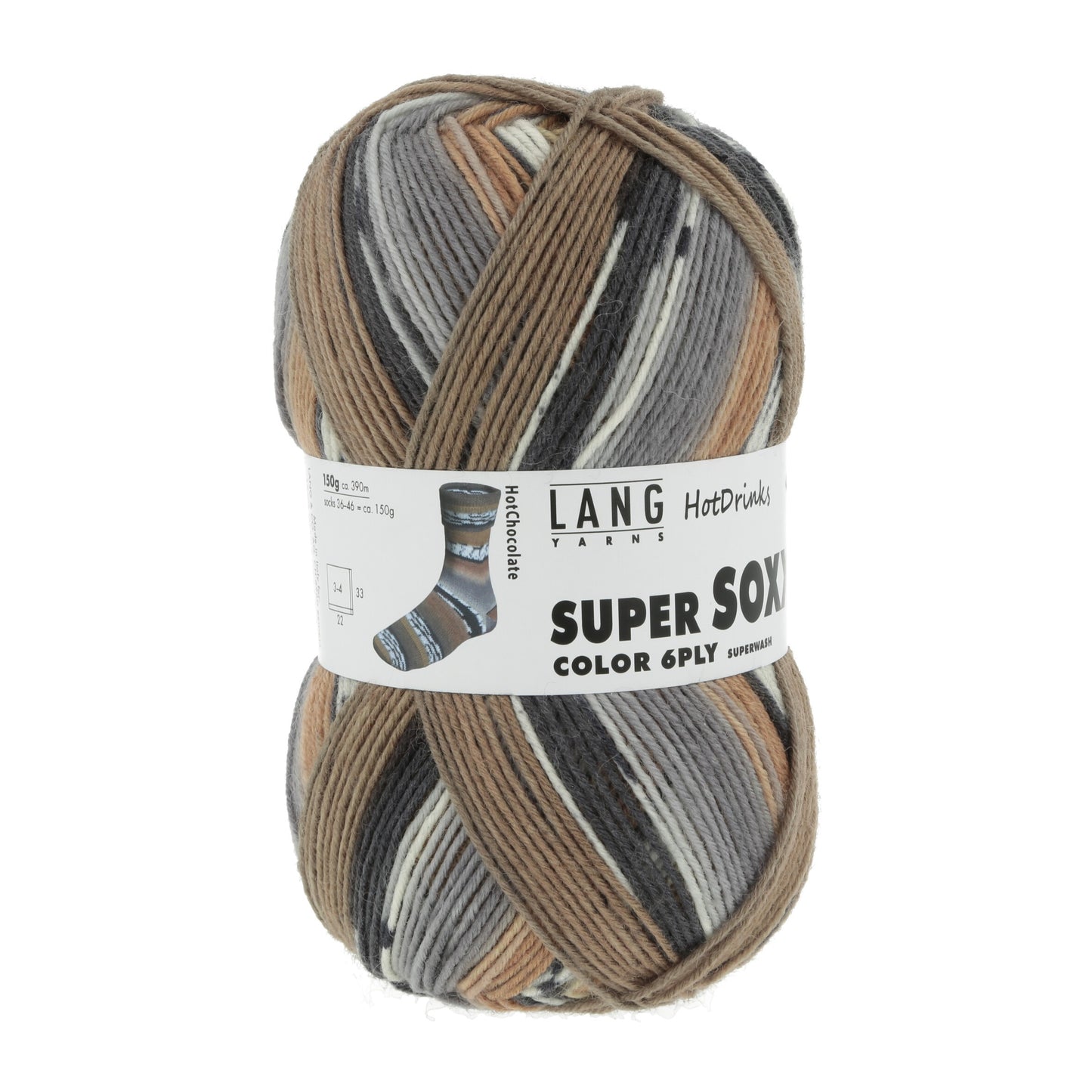 Laine Vierge "SUPER SOXX COLOR 6-FACH/PLY"