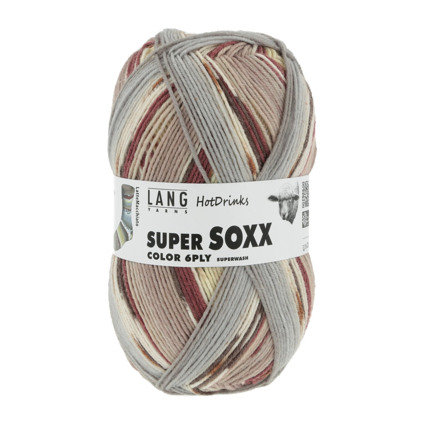 Laine Vierge "SUPER SOXX COLOR 6-FACH/PLY"