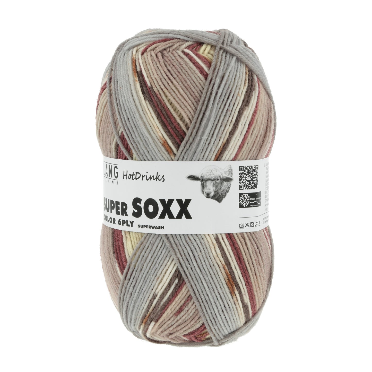 Laine Vierge "SUPER SOXX COLOR 6-FACH/PLY"