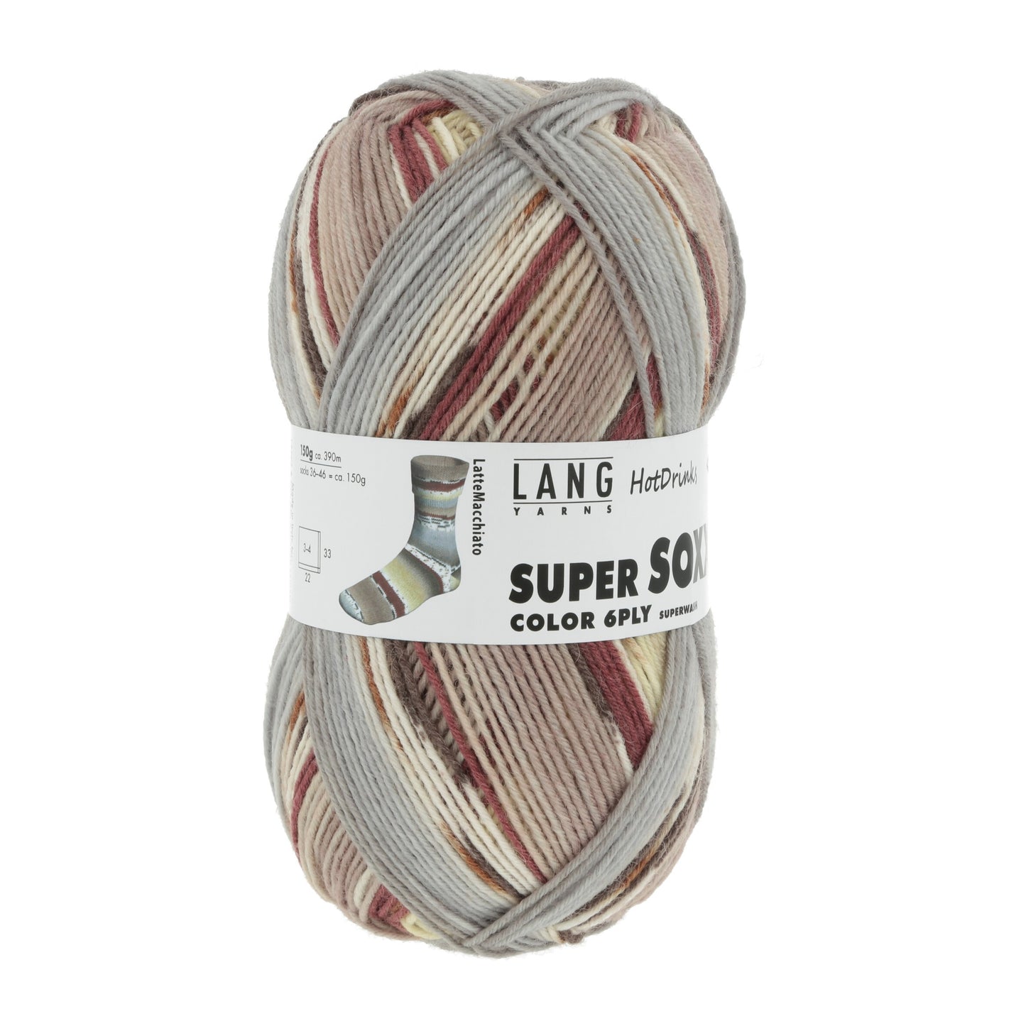 Laine Vierge "SUPER SOXX COLOR 6-FACH/PLY"