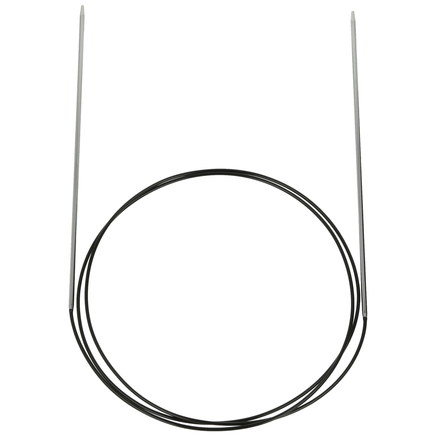 Aiguilles à tricoter circulaires en bronze blanc - Black Edition