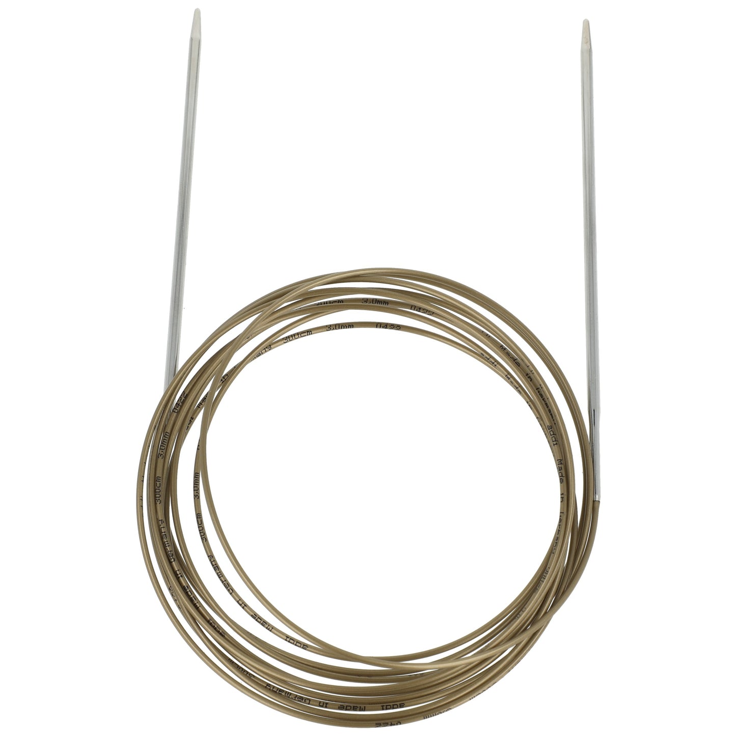 Aiguilles à tricoter circulaires en bronze blanc - addiClassic