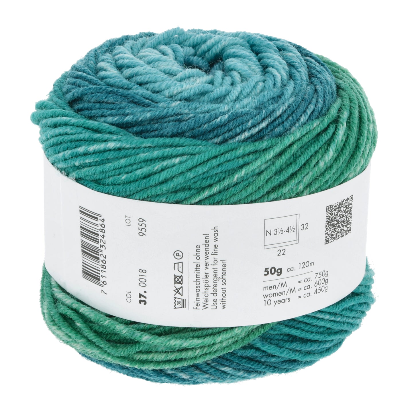 Laine dégradée Merino 120