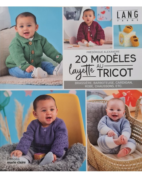 Catalogue Layette, 20 modèles au tricot, édition Marie Claire