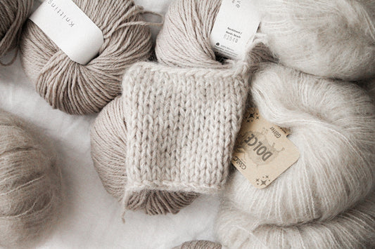 a close-up of some yarn