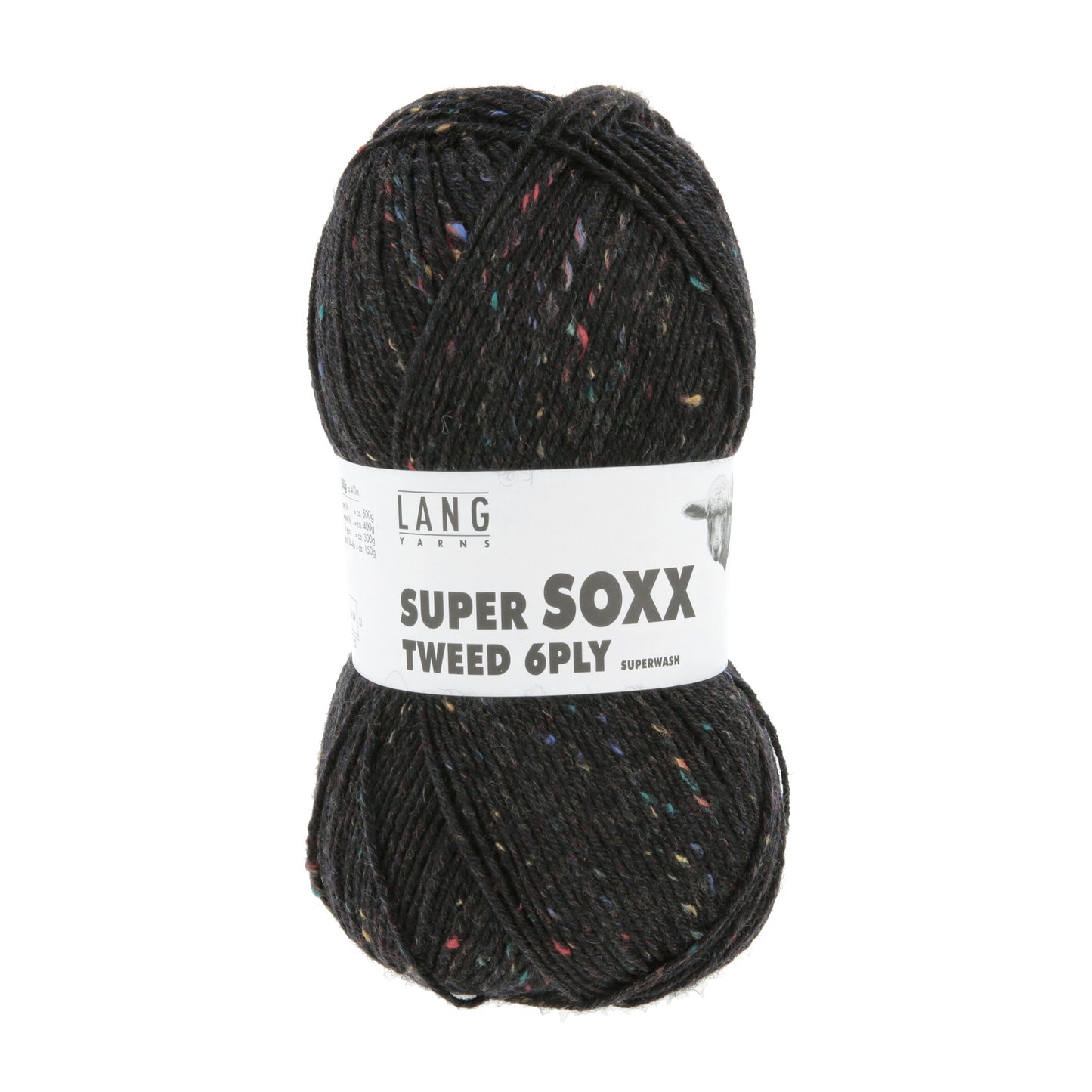 SUPER SOXX 6-FACH/PLY TWEED
