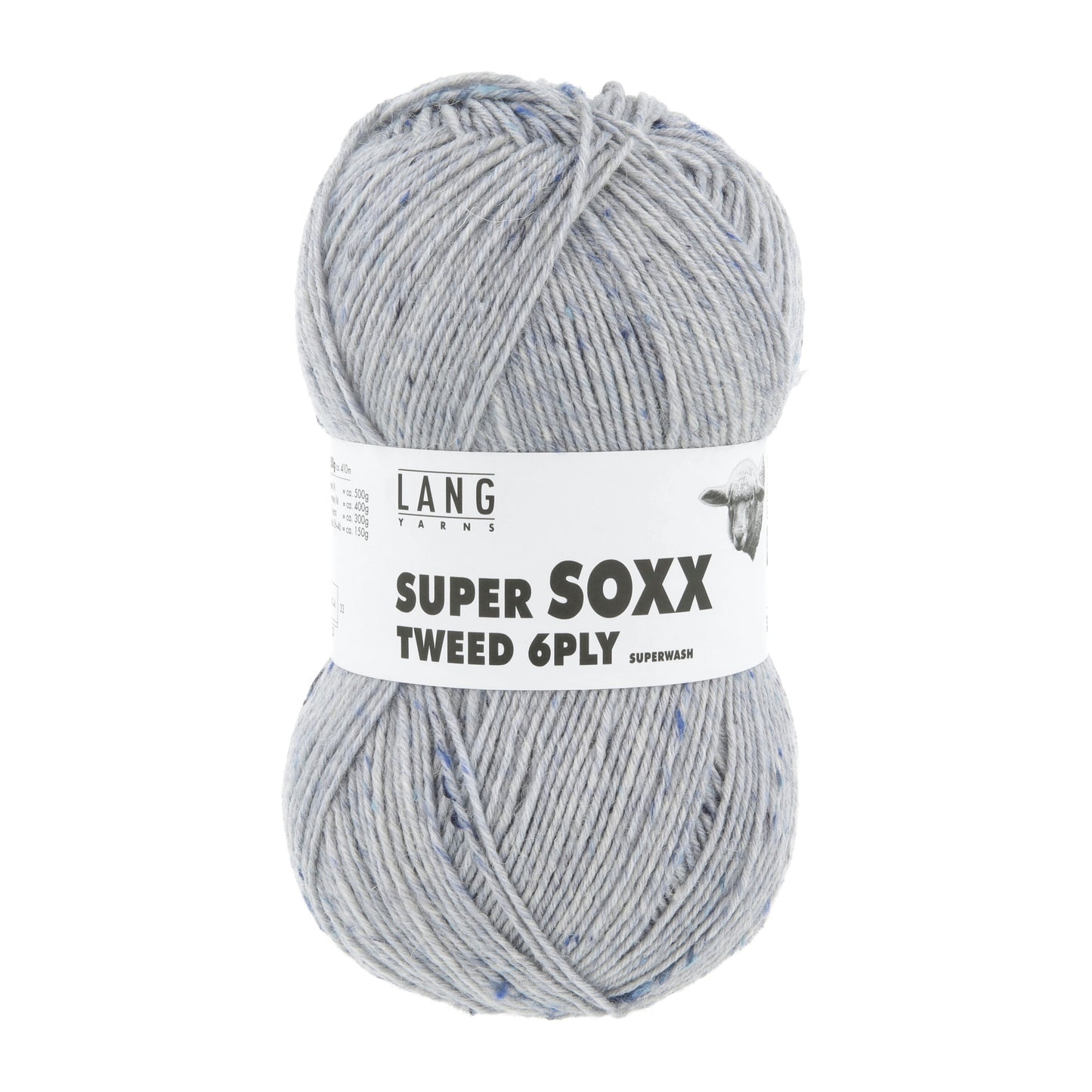 SUPER SOXX 6-FACH/PLY TWEED