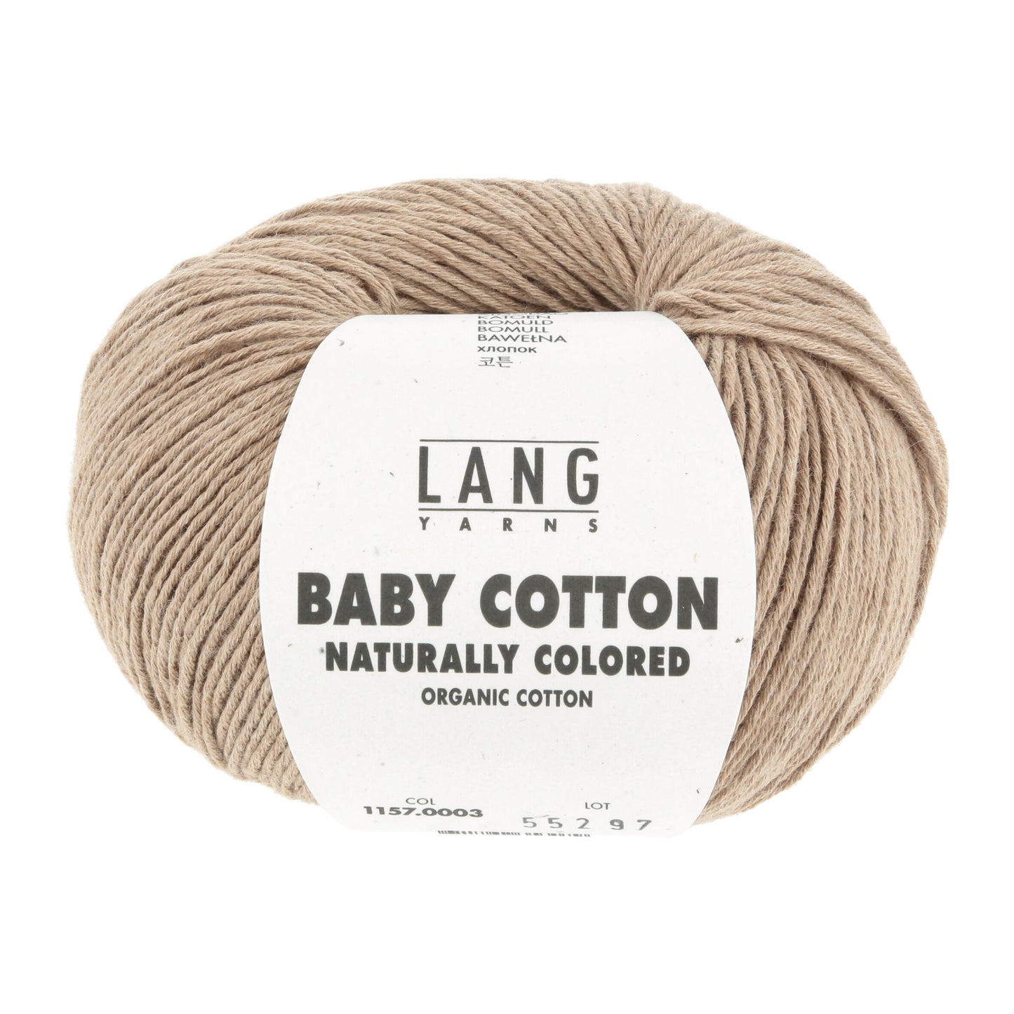 Fil coton bio BABY COTTON NATURALLY COLORED