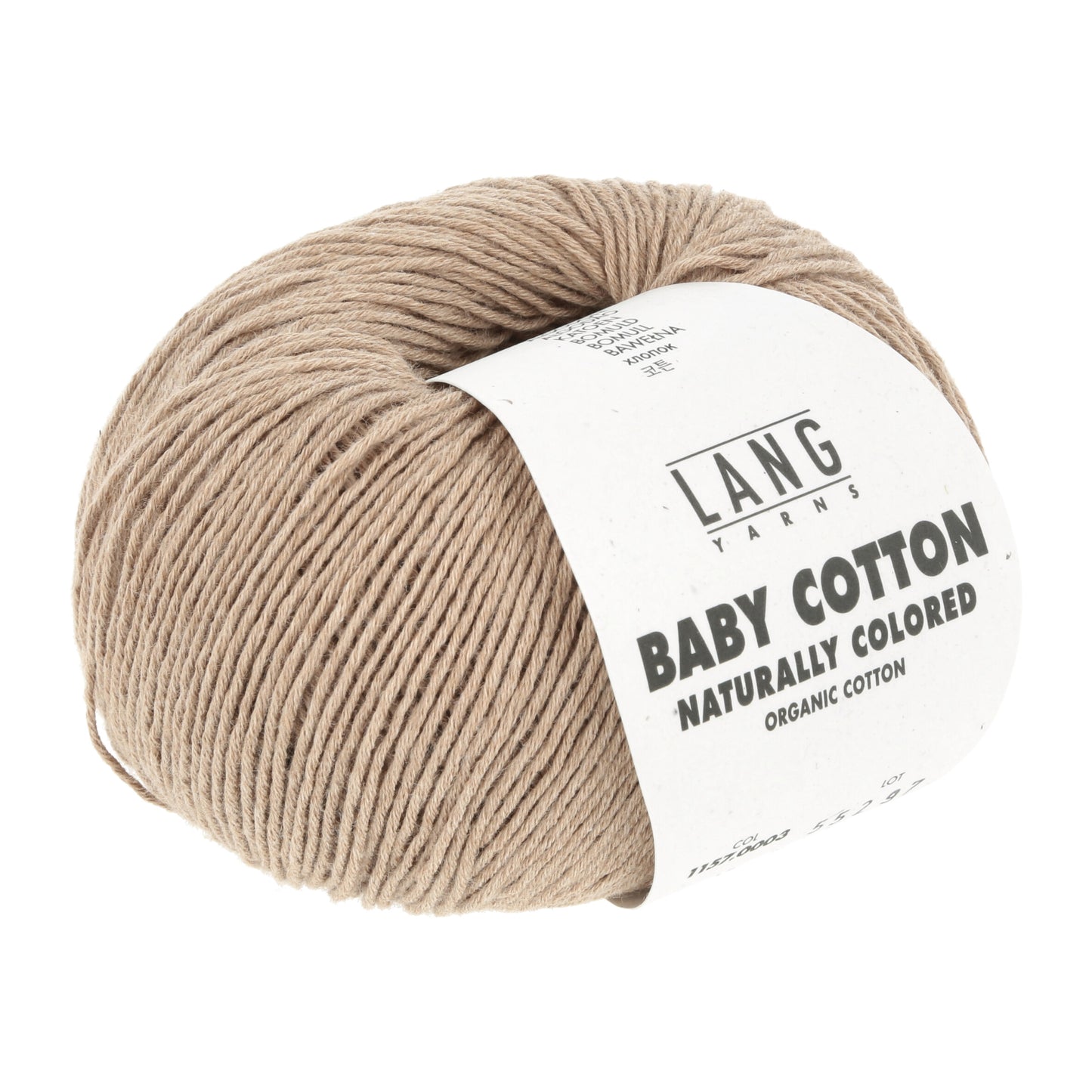 Fil coton bio BABY COTTON NATURALLY COLORED