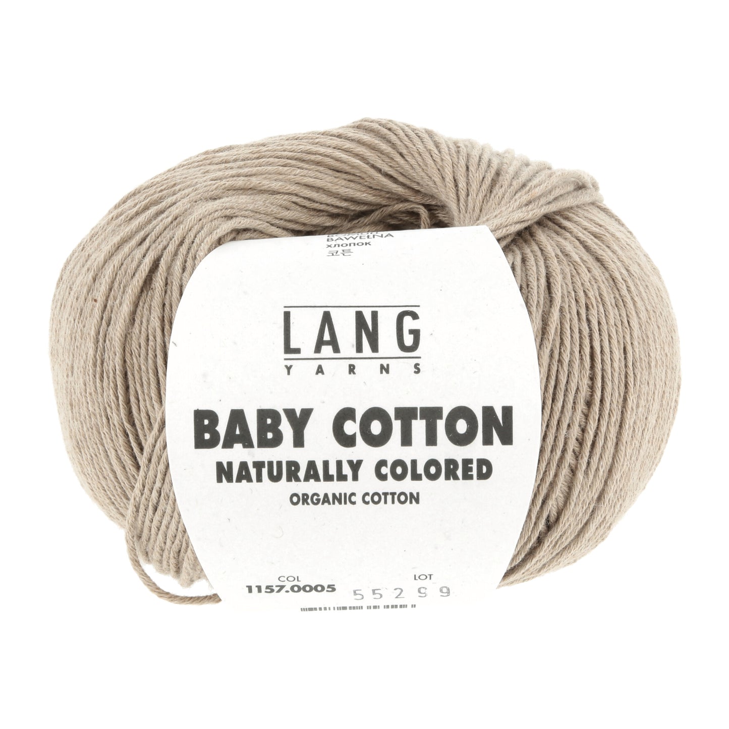Fil coton bio BABY COTTON NATURALLY COLORED