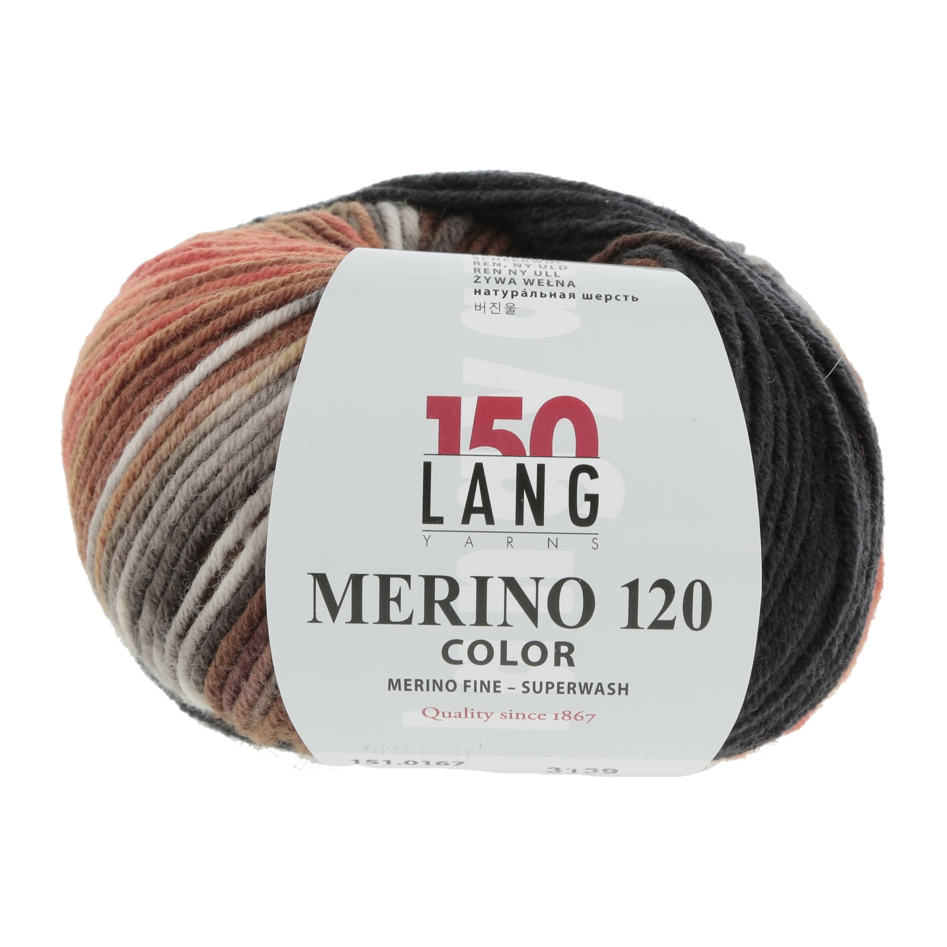 Laine Mérinos "MERINO 120 COLOR"