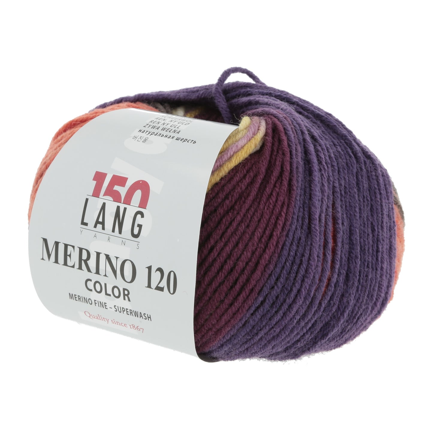 Laine Mérinos "MERINO 120 COLOR"