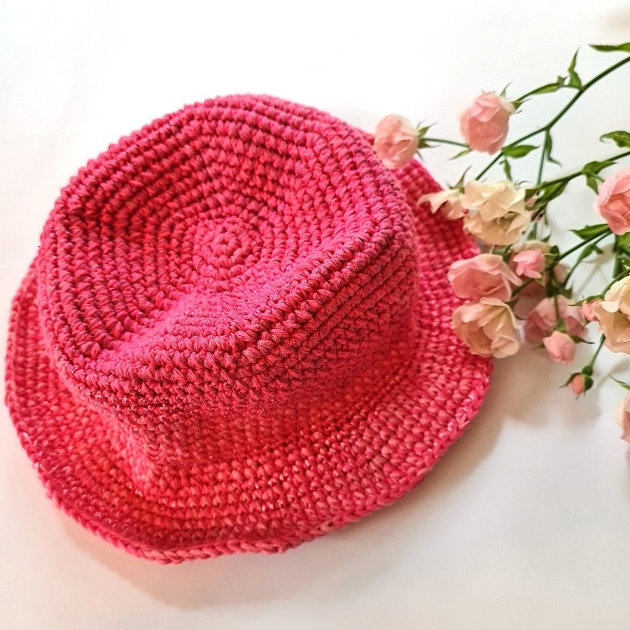 Bob crochet enfant - rose